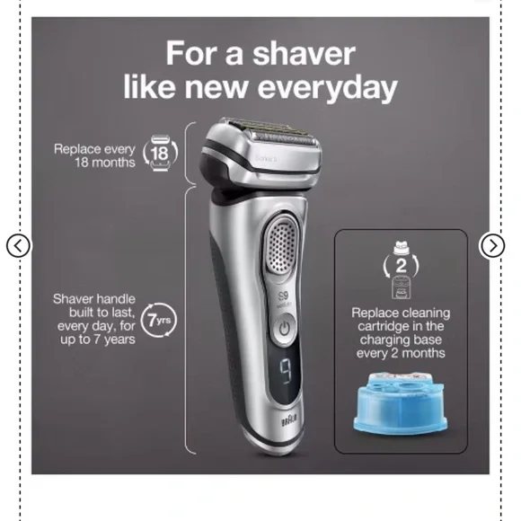 Series 9 Men's Electric Shaver - Silver - Picture 15 of 16